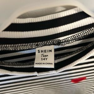 SHEIN black & white dress